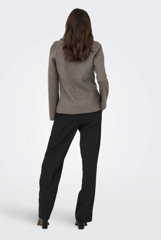 JDY - PRIME LIFE L/S V-NECK CARDIGAN - FALCON