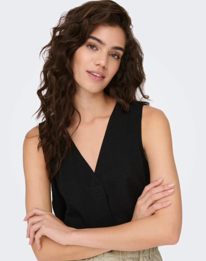JDY - DIVYA LIFE S/L TOP DIA - BLACK