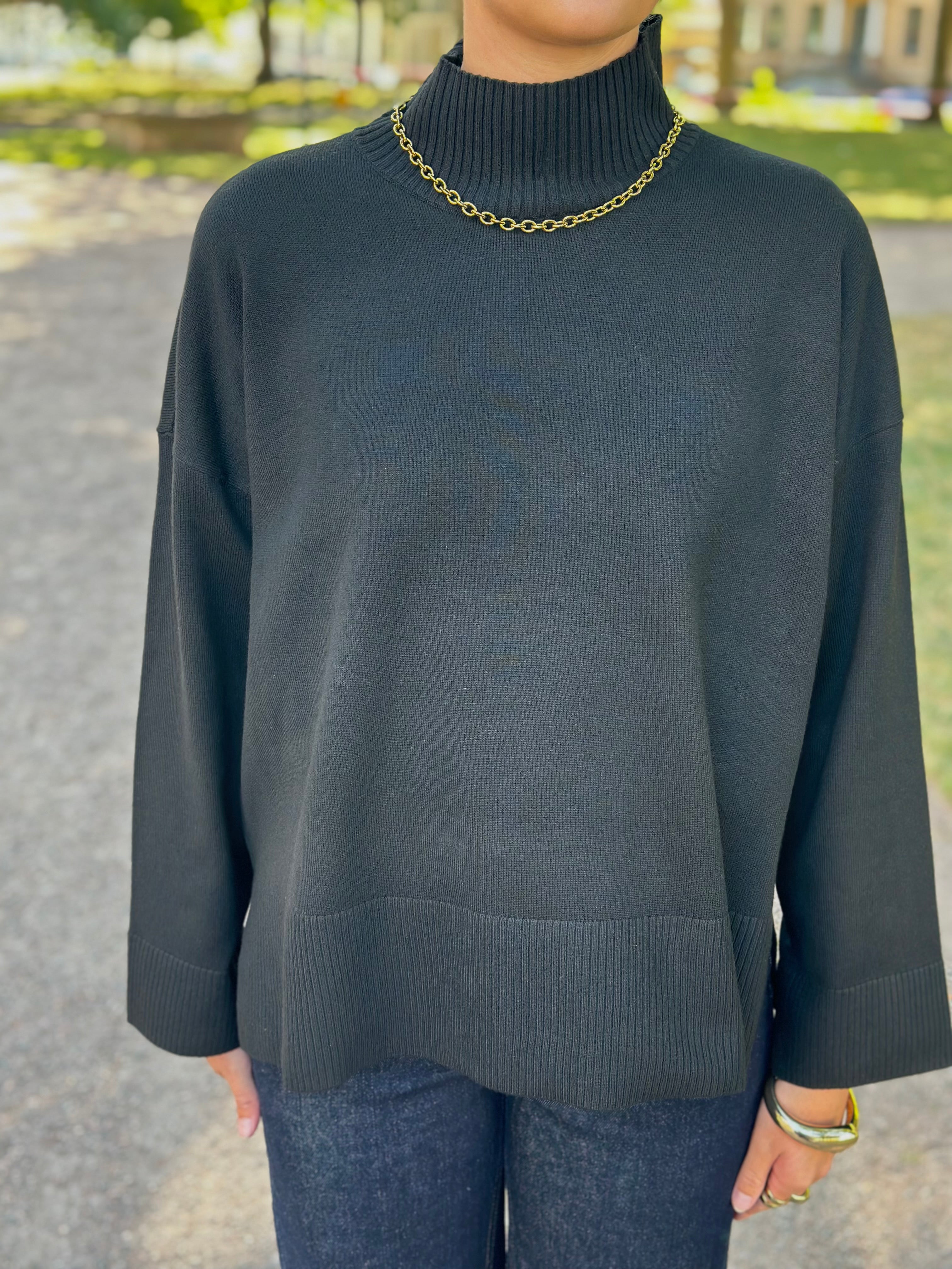 ONLY - COCO LIFE LS HIGH NECK - BLACK