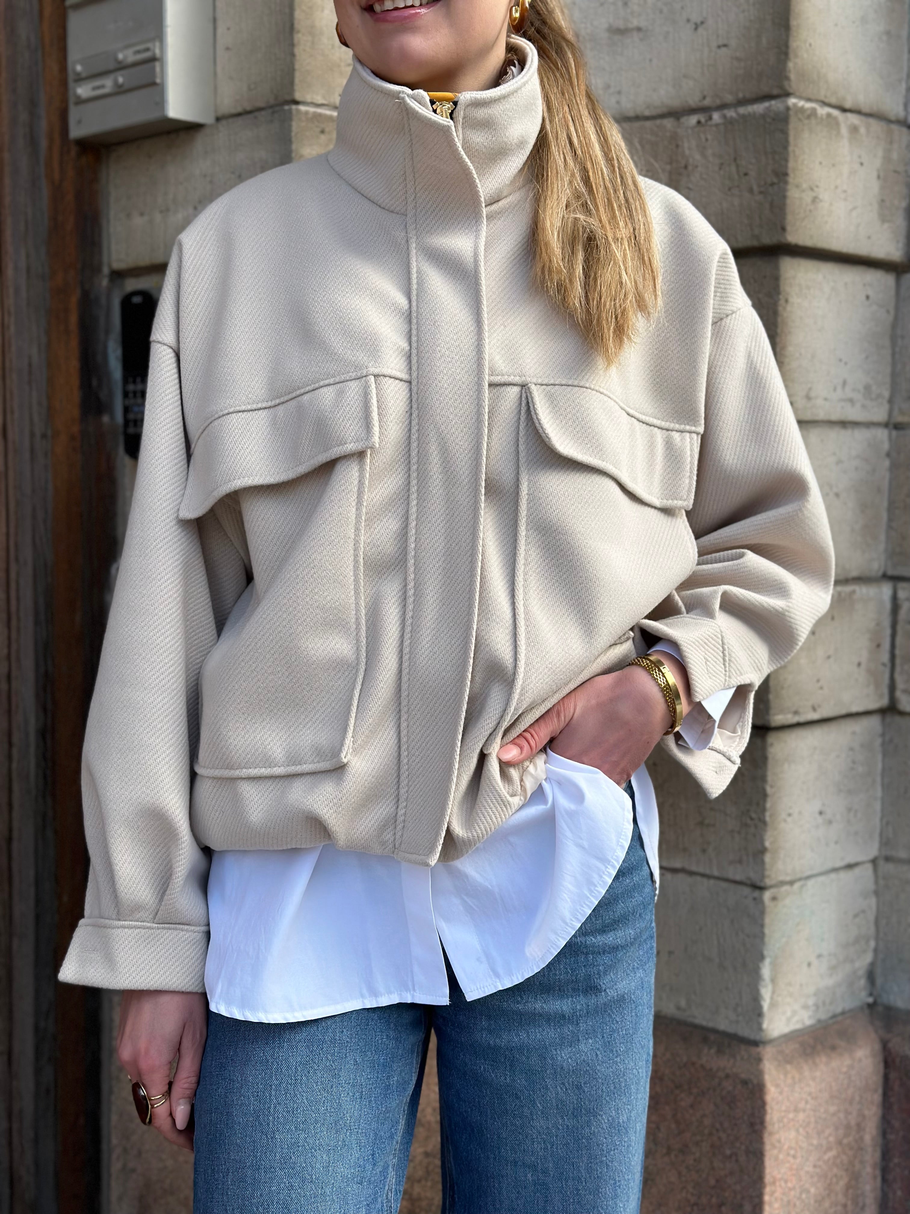 MARTA- LUMI JACKET - BEIGE
