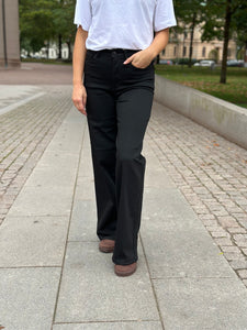 ONLY - MADISON BLUSH HW WIDE - BLACK DENIM