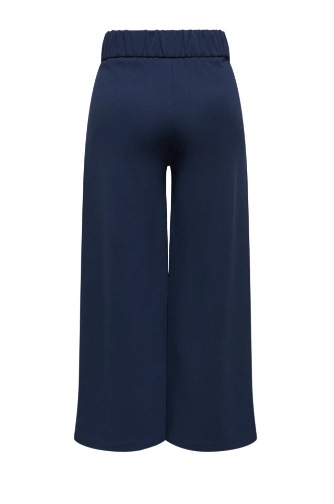 JDY - GEGGO NEW ANCLE PANTS - BLACK IRIS/ BLACK BUT