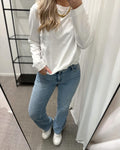 ONLY - BLUSH MID STRAIGHT 15365460 - LIGHT BLUE DENIM