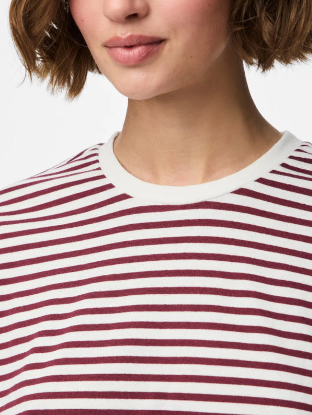 PIECES - SADIE LS TOP - TAWNY PORT