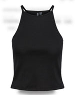 Ladda upp bild till gallerivisning, PIECES - OSTINA STRAP TOP - BLACK
