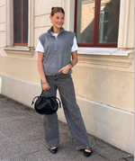 Ladda upp bild till gallerivisning, ONLY - JEANETT LIFE SL RIB HIGHNECK - MEDIUM GREY MELANGE
