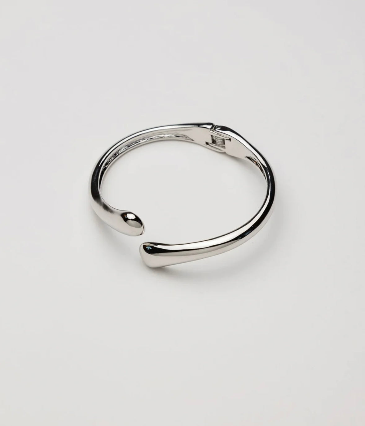 BOW19DETAILS - TWIN DROP BRACELET- SILVER