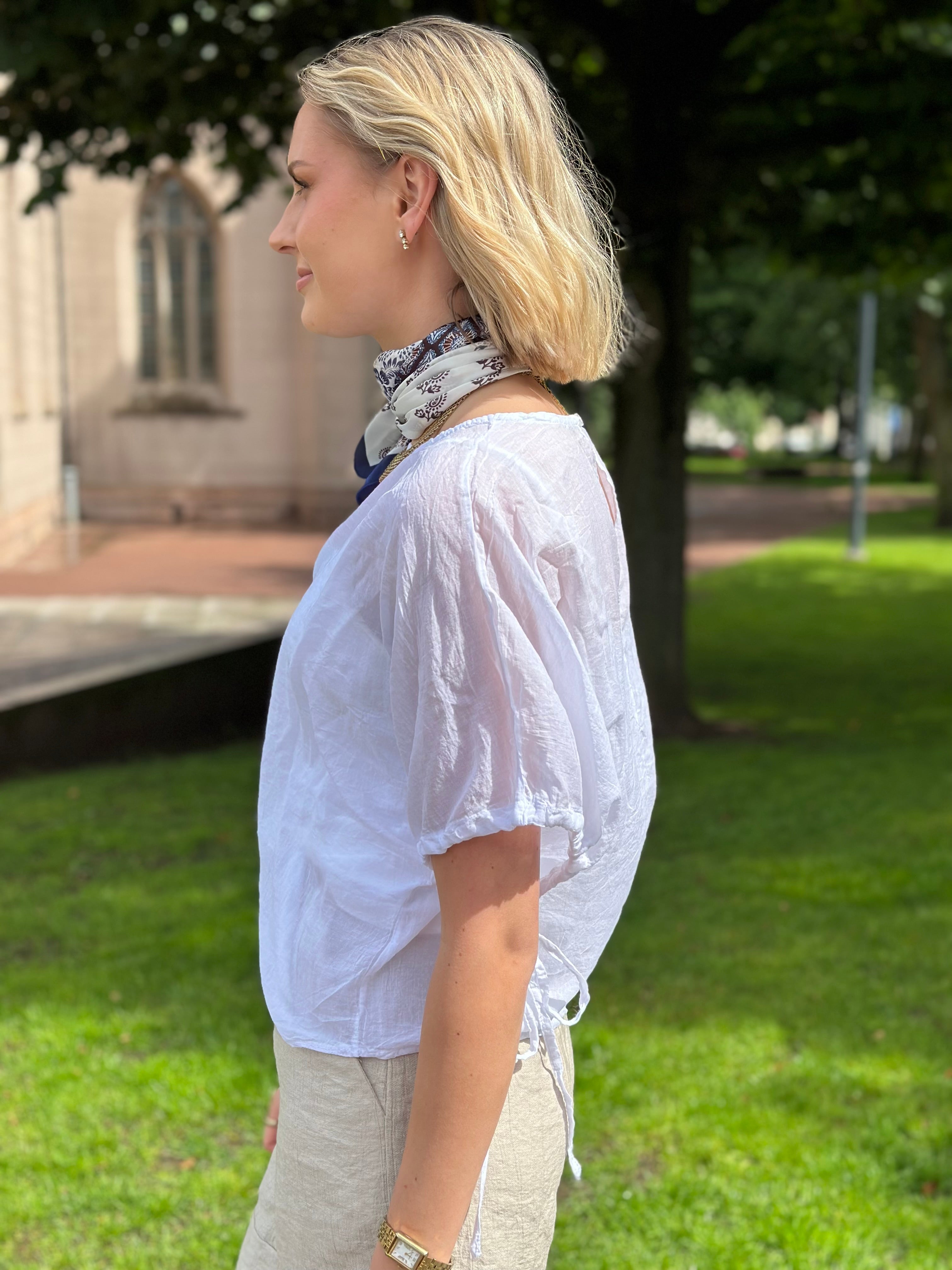 MARTA - ANNALISE BLOUSE 2383 - WHITE