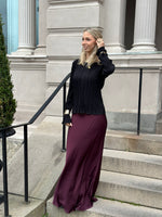 Ladda upp bild till gallerivisning, ONLY - PERY L/S TOP BOAT NECK - BLACK
