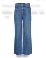 Ladda upp bild till gallerivisning, VERO MODA - TESSA HR WIDE JEANS - MEDIUM BLUE DENIM
