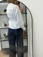 Ladda upp bild till gallerivisning, JDY - MIO L/S FITTED V-NECK SHIRT -WHITE
