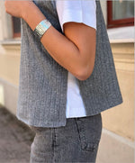 Ladda upp bild till gallerivisning, ONLY - JEANETT LIFE SL RIB HIGHNECK - MEDIUM GREY MELANGE
