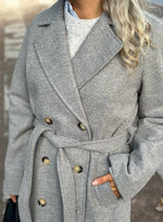 Ladda upp bild till gallerivisning, PIECES - MARBEL LONG COAT - MOREL

