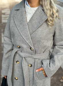 PIECES - MARBEL LONG COAT - MOREL