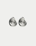 BOW19DETAILS - SHELL STUD - SILVER