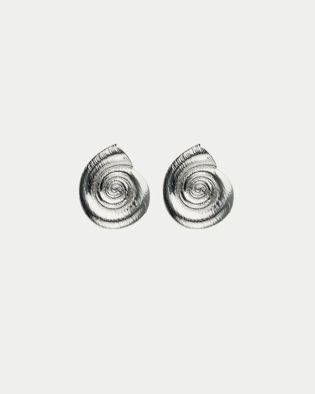 BOW19DETAILS - SHELL STUD - SILVER