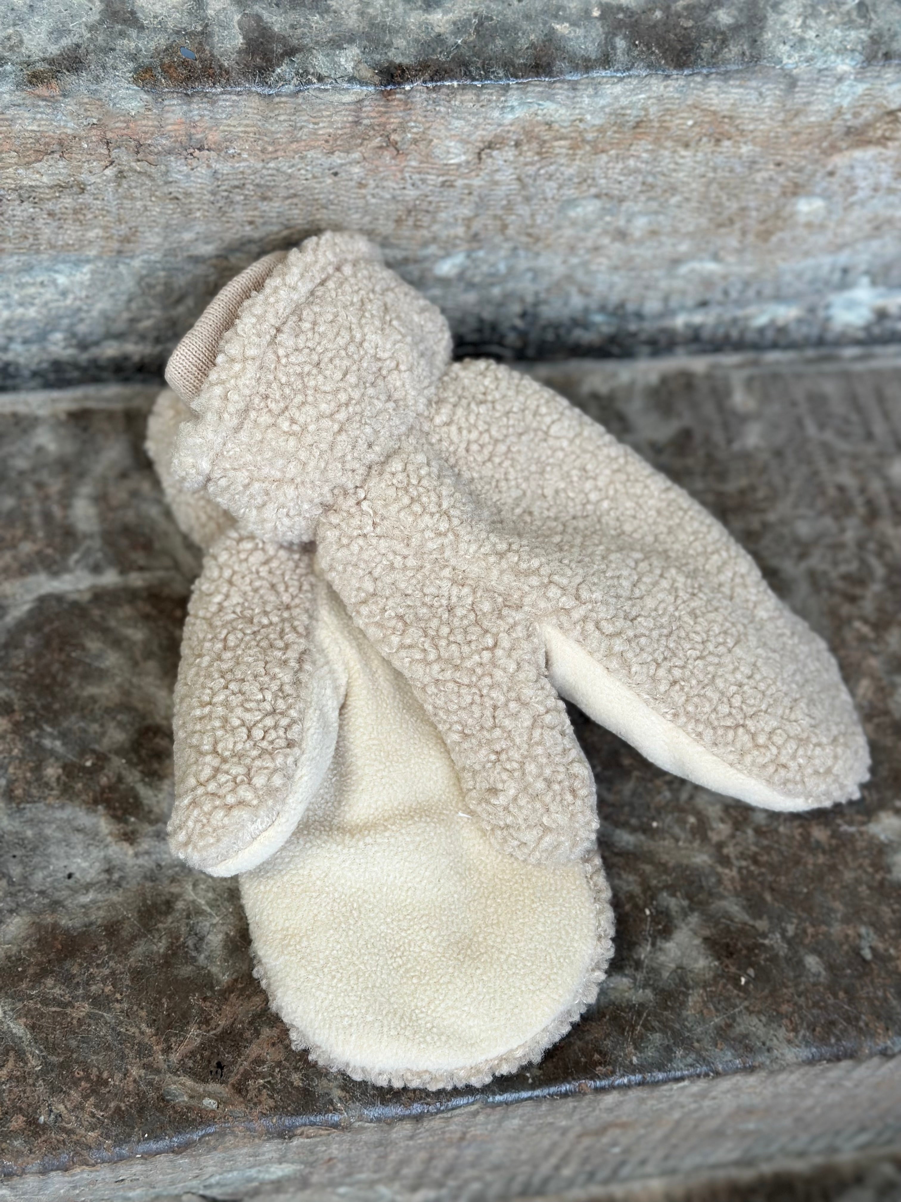 ONLY - THEA TEDDY MITTENS - HUMUS