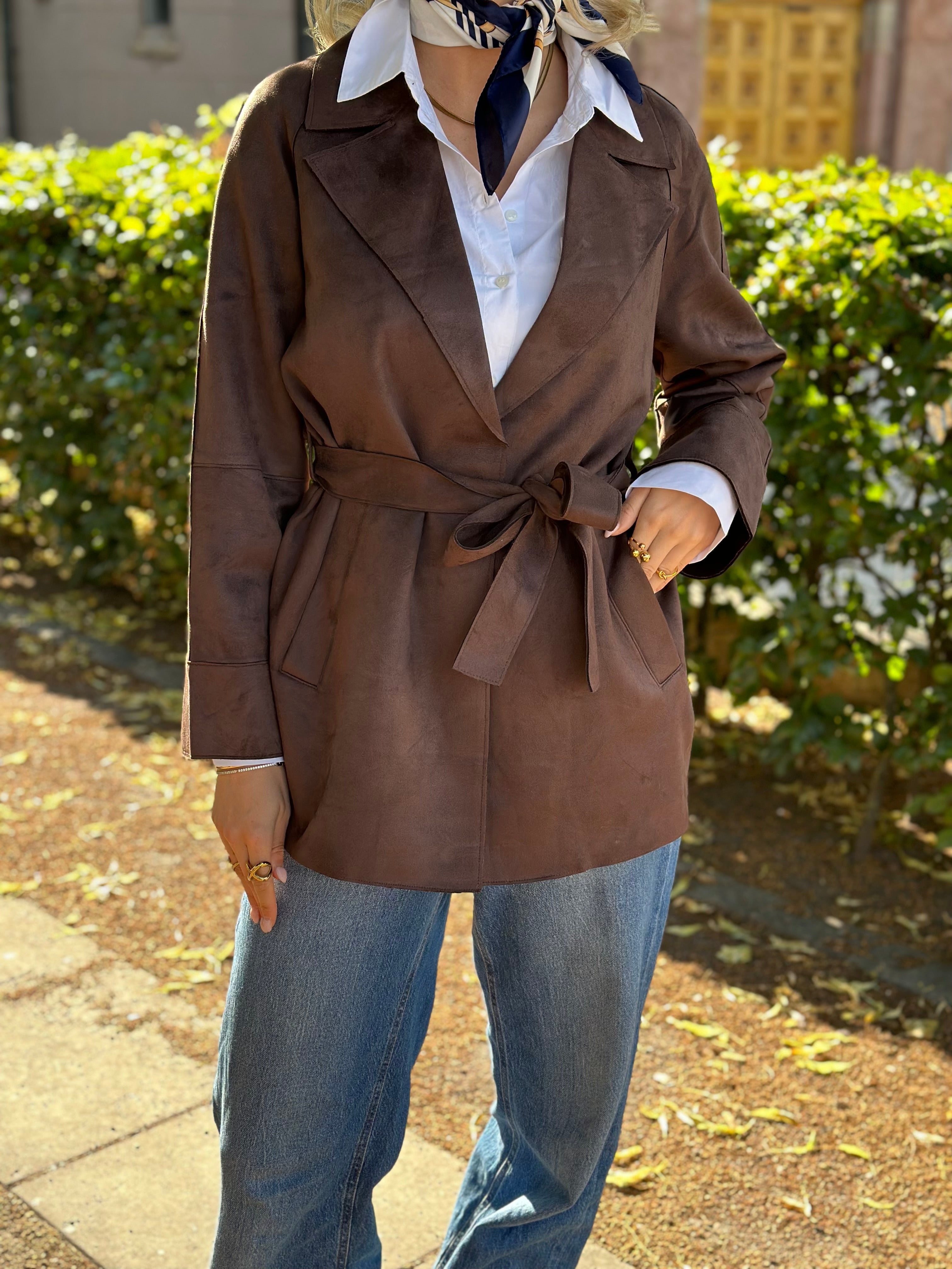 VEROMODA - JOSELINA JACKET - COFFEE BEAN