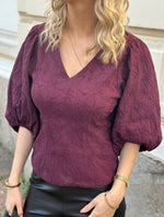 Ladda upp bild till gallerivisning, SOAKED - MAYBEL BLUSE 3/4 - WINETASTING
