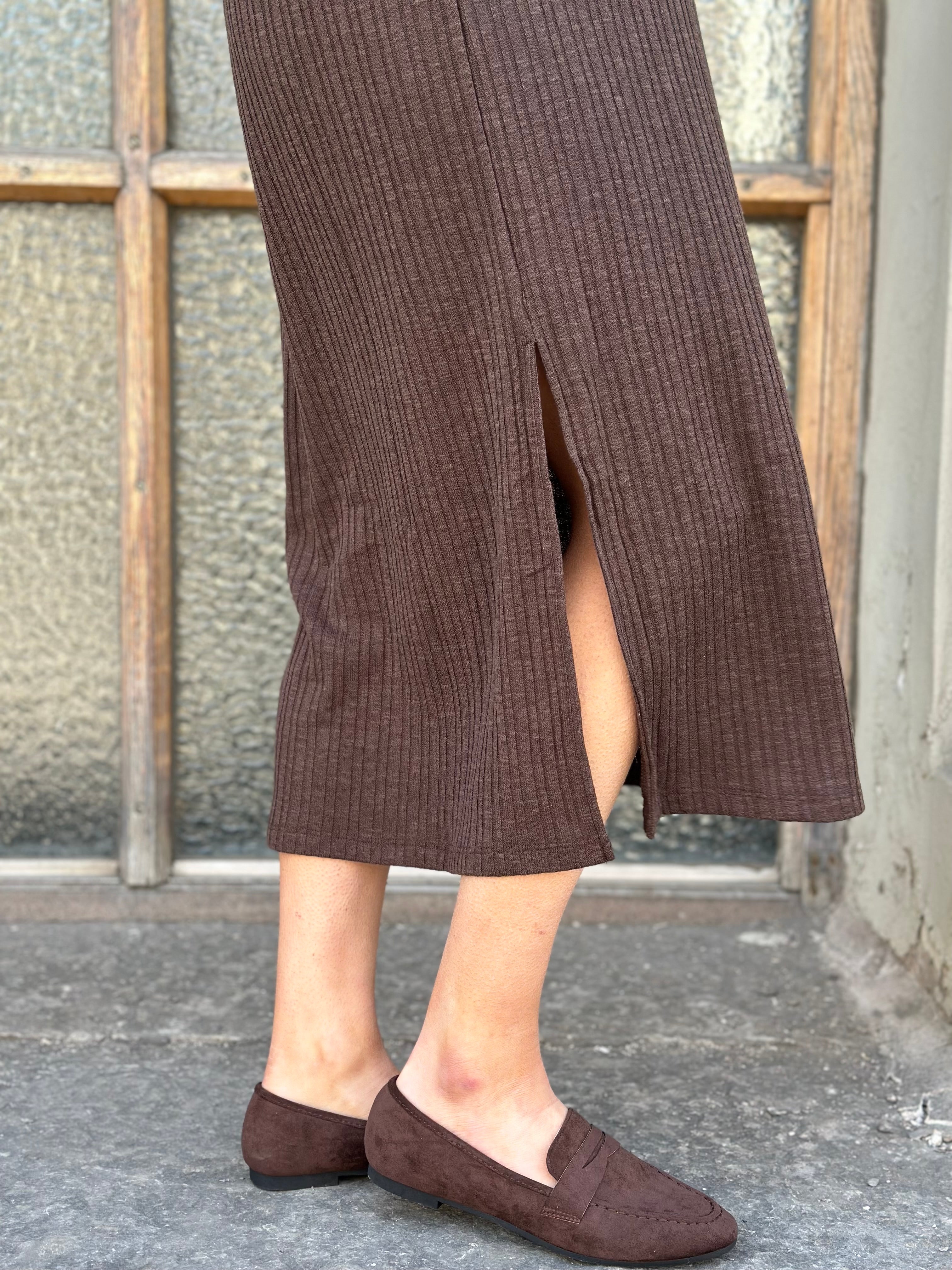 PIECES - LENA SS MIDI DRESS - DELICIOSO