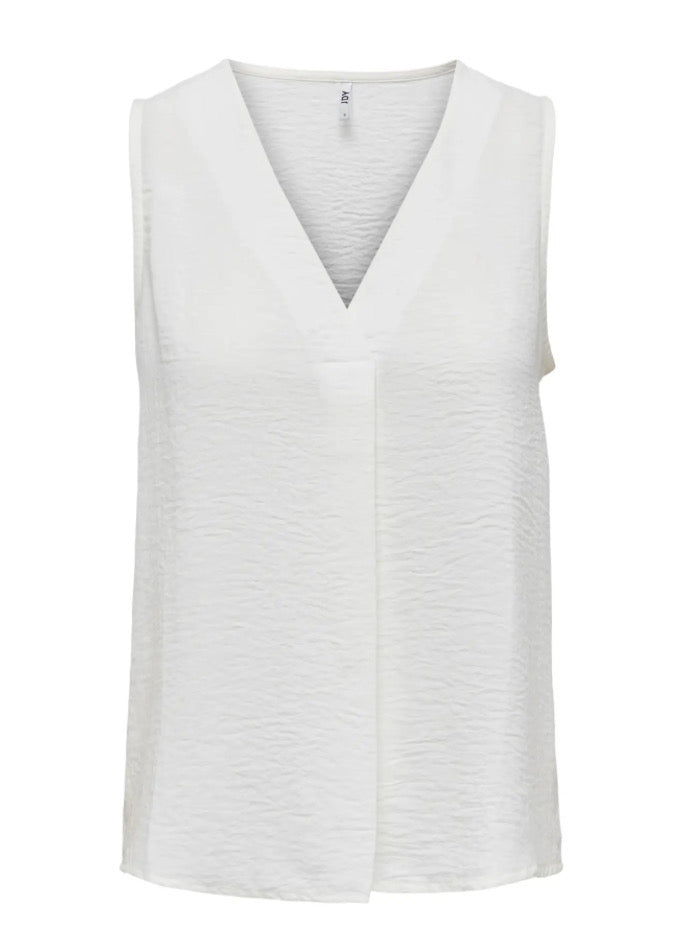 JDY - DIVYA LIFE S/L TOP DIA - CLOUD DANCER