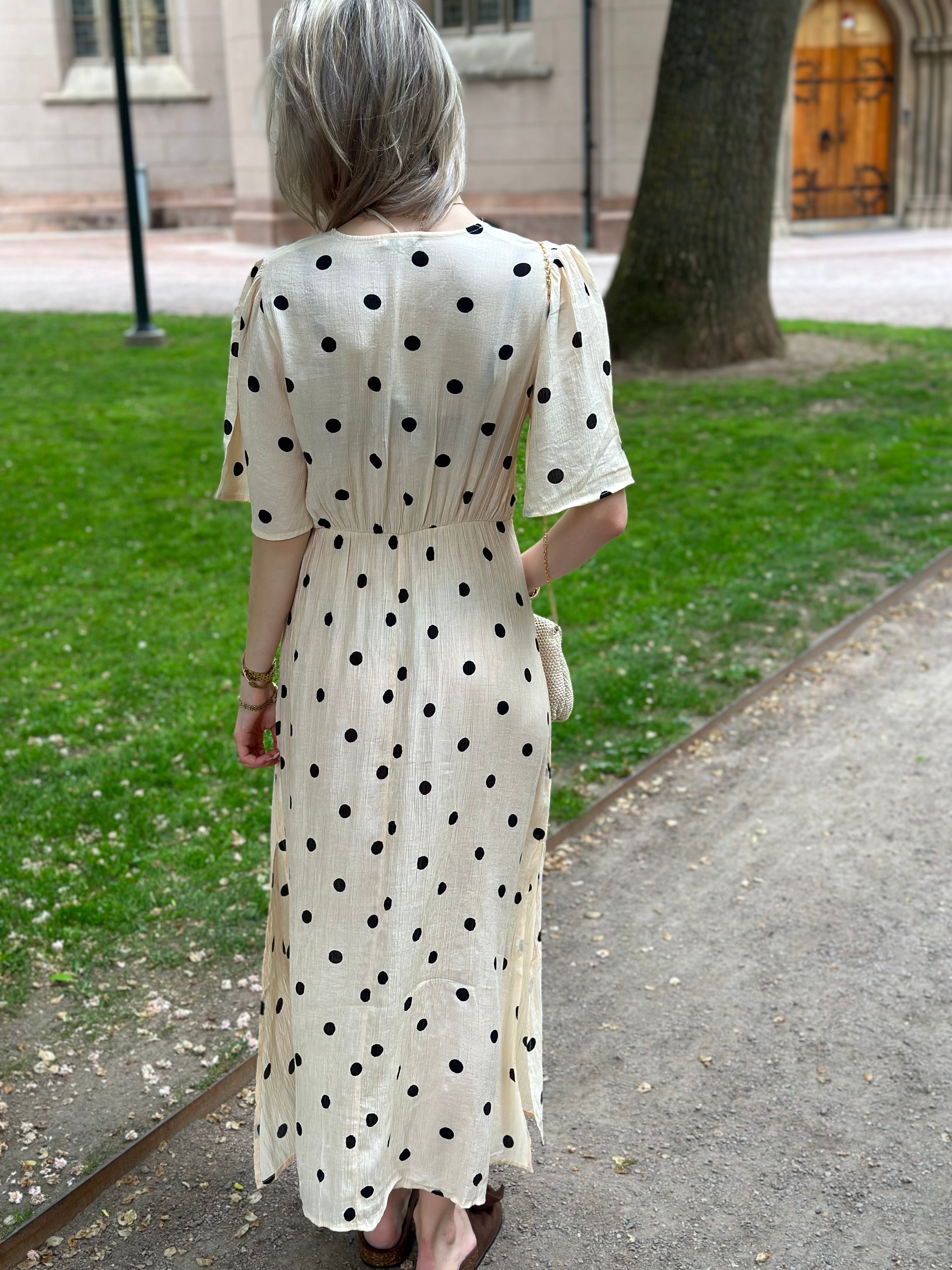 COSY HOUSE - DOT DRESS - BEIGE