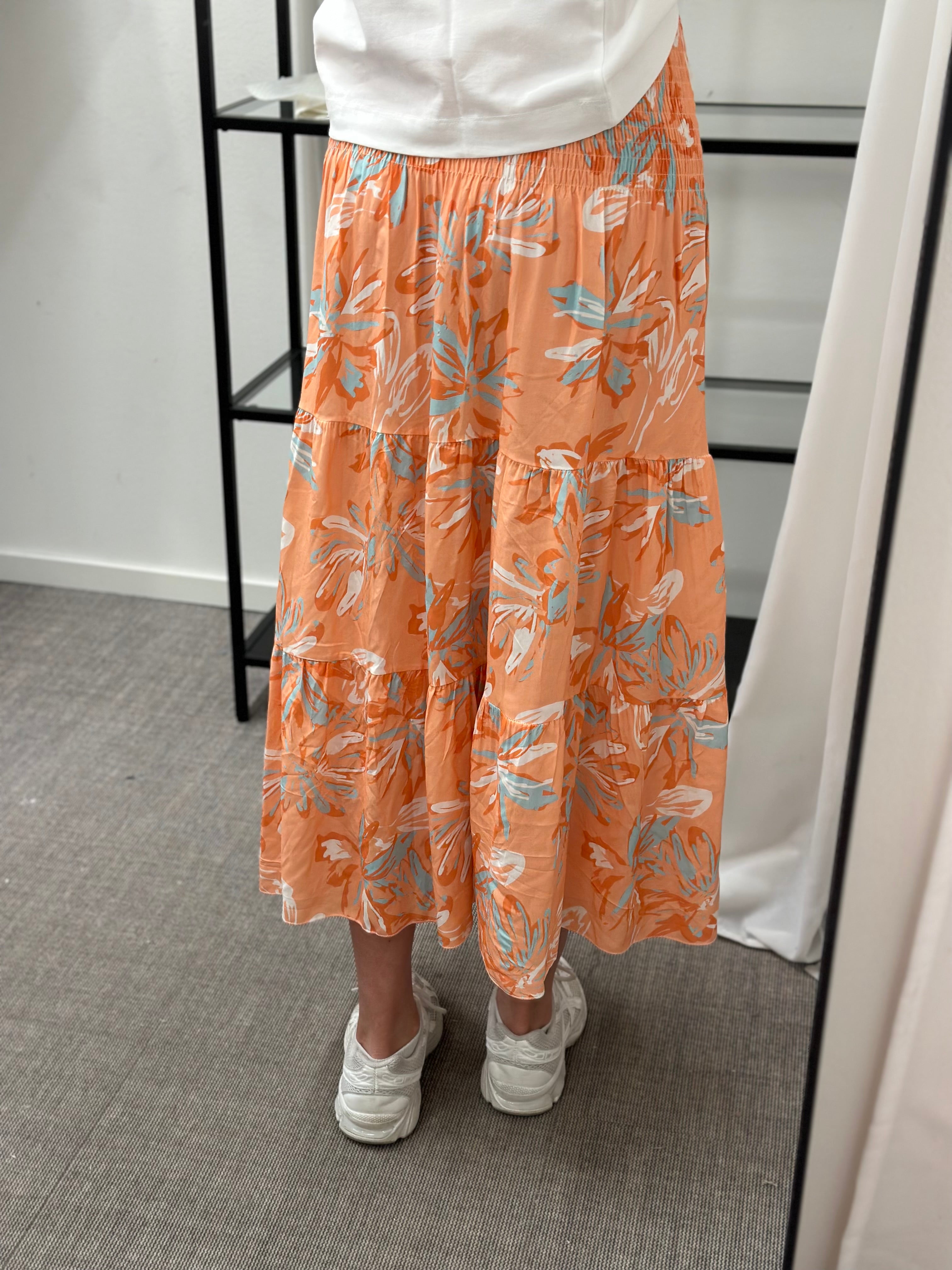 COSY HOUSE - SMOCK KJOL - ORANGE