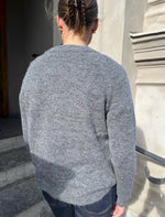 Ladda upp bild till gallerivisning, SELECTED FEMME - LULU LS KNIT O-NECK - MEDIUM GREY MERLANGE
