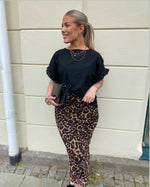 Ladda upp bild till gallerivisning, JDY - LEA MESH SKIRT - BLACK/ LEO
