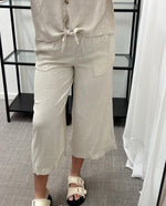 Ladda upp bild till gallerivisning, PIECES - PIA HW WIDE CULOTTE - BIRCH/MELANGE
