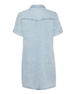 Ladda upp bild till gallerivisning, VERO MODA - JENNIE SS SHORT DRESS - LIGHT BLUE DENIM
