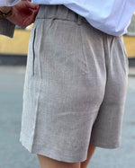 Ladda upp bild till gallerivisning, ONLY - LINDA HW MEL SHORTS - FUNGI/MELANGE
