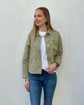 VERO MODA - JAMIE LS DENIM SHACKET - LAUREL WREATH