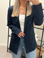 Ladda upp bild till gallerivisning, PIECES - BOZZY LS LOOSE BLAZER - SKY CAPTAIN
