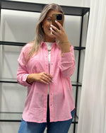 Ladda upp bild till gallerivisning, ONLY - TOKYO L/S LINEN BLEND SHIRT - PRISM PINK
