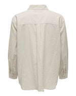 Ladda upp bild till gallerivisning, ONLY - TOKYO L/S LINEN BLEND SHIRT - MOONBEAM
