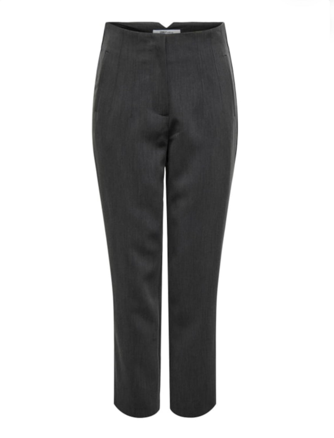 ONLY - RAVEN LIFE HW PANT - DARK GREY MELANGE