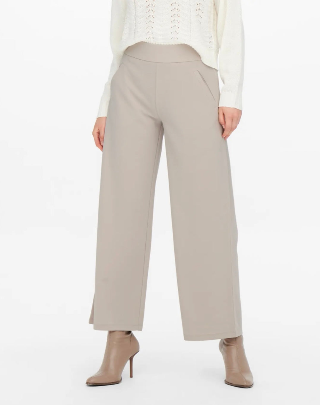 JDY - LOUISVILLE CATIA WIDE PANT - CHATEAU GRAY