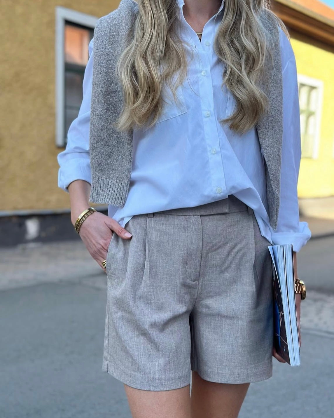 ONLY - LINDA HW MEL SHORTS - FUNGI/MELANGE