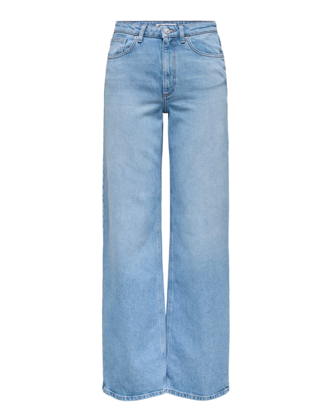 ONLY - JUICY HW WIDE LEG DNM - LIGHT BLUE DENIM