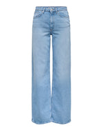 Ladda upp bild till gallerivisning, ONLY - JUICY HW WIDE LEG DNM - LIGHT BLUE DENIM
