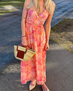 Ladda upp bild till gallerivisning, VERO MODA - SMILLA SINGLET WRAP ANKLE DRESS - CRYSTAL PINK/ANJA
