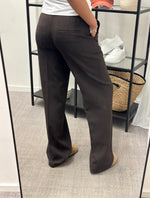 Ladda upp bild till gallerivisning, SELECTED FEMME- RITA MW WIDE PANT - COFFEE BEAN/MELANGE
