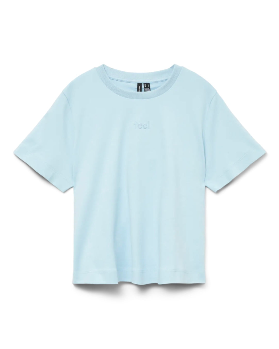 VERO MODA - PERNILLE METTE SS TOP BOX - AIRY BLUE/FEEL