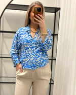 Ladda upp bild till gallerivisning, JDY - SEZEN LIFE 3/4 CROPPED SHIRT - CAMPANULA
