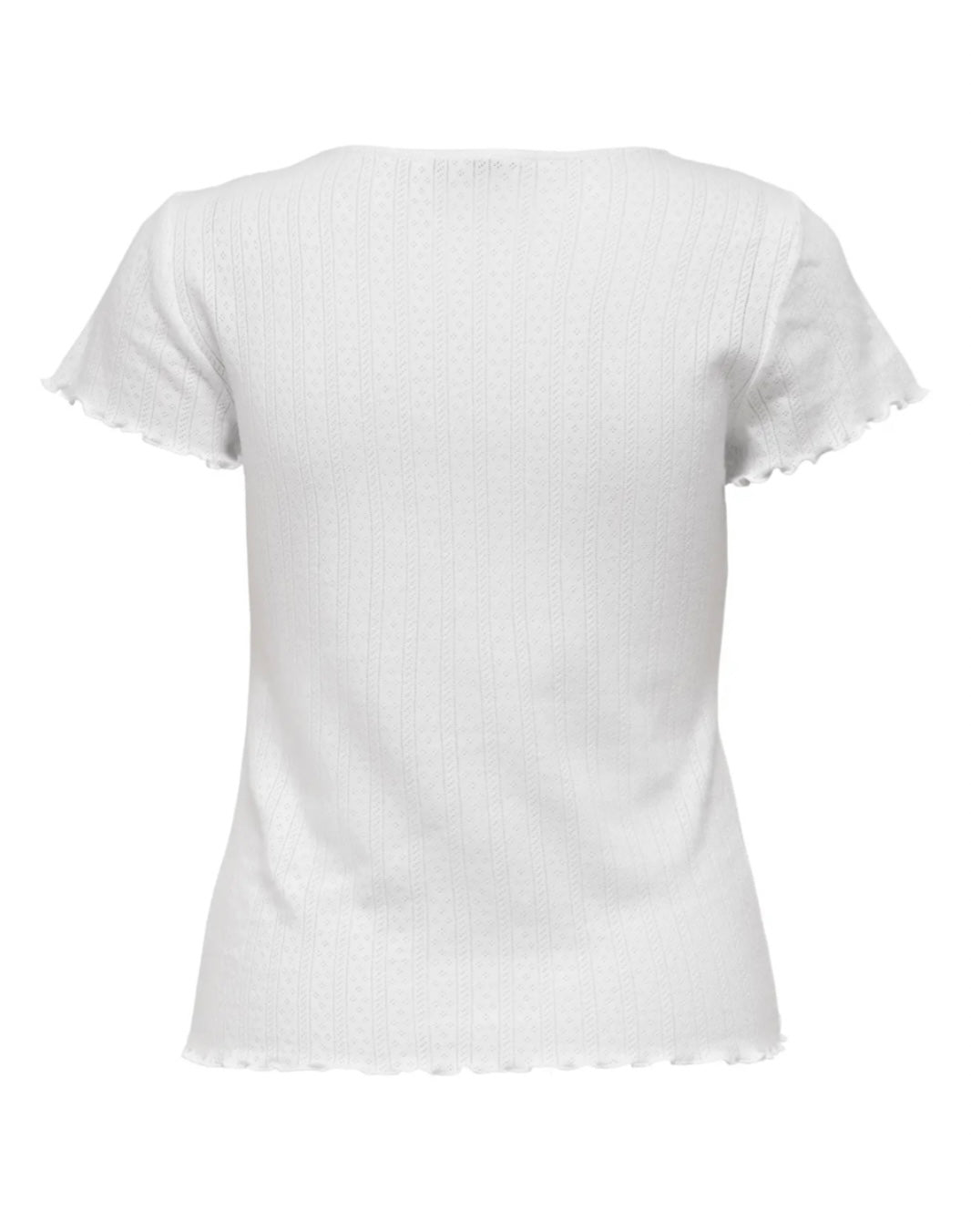 ONLY - CARLOTTA S/S TOP JRS - WHITE