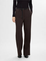 Ladda upp bild till gallerivisning, SELECTED FEMME- RITA MW WIDE PANT - COFFEE BEAN/MELANGE
