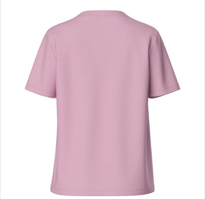 PIECES - RIA SS SOLID TEE - ROSEATE SPOONBILL