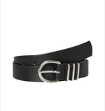 Ladda upp bild till gallerivisning, VERO MODA - ELISA COATED BELT - BLACK/SILVER
