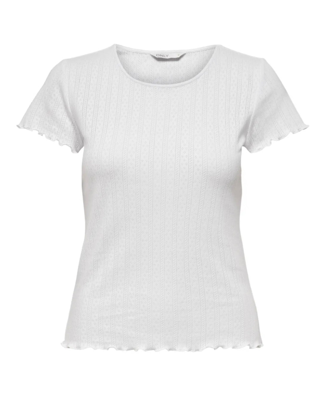 ONLY - CARLOTTA S/S TOP JRS - WHITE